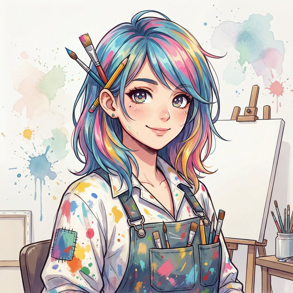 蜜桃传媒动漫原画师林彩绘